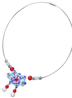 手工锁骨链中国风璎珞汉服配饰