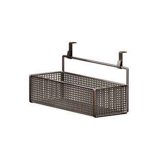 厨房置物架免打孔门上挂钩多层菜篮姜蒜调料盒挂壁多功能收纳架子