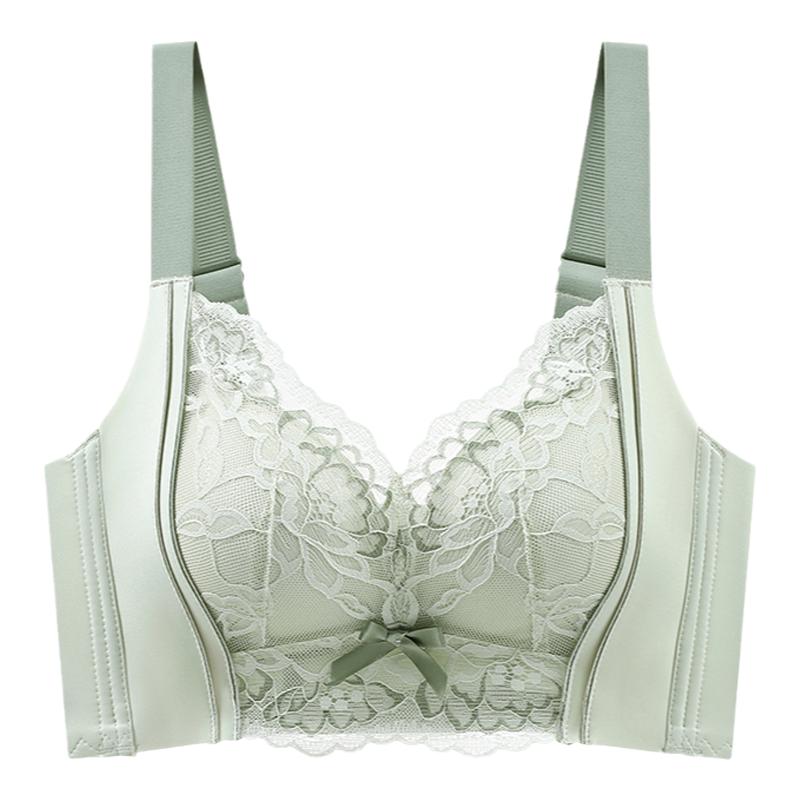 婷美【院线调整】内衣女聚拢小胸显大收副乳性感蕾丝5排扣文胸罩