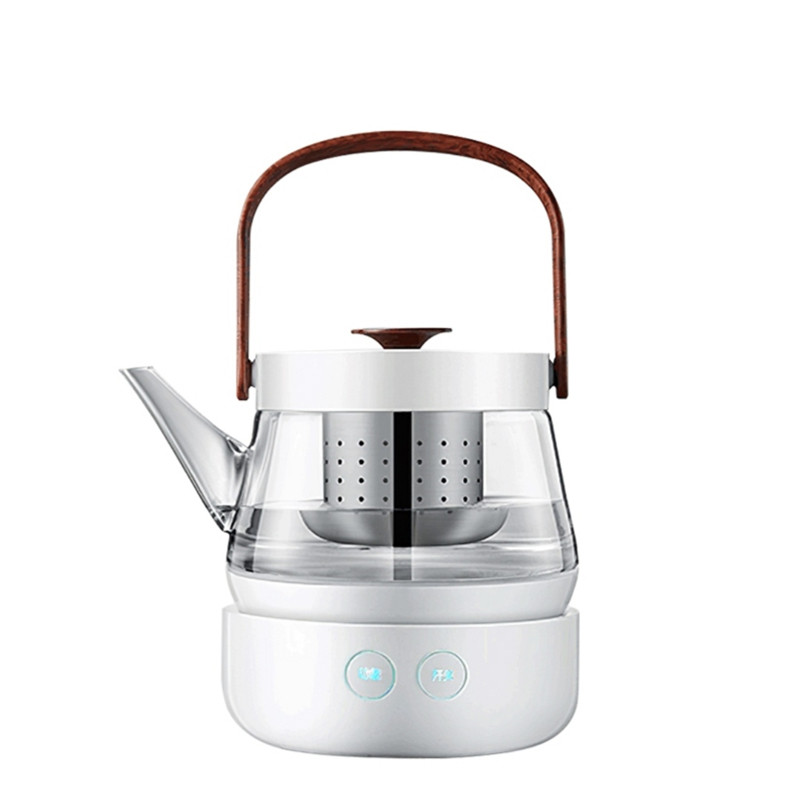 智蔚茶器茗语电热茶壶玻璃煮茶器316不锈钢煮白茶静音恒温烧水壶