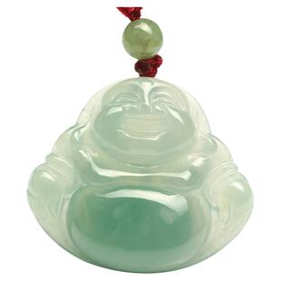 七彩云南天然缅甸翡翠佛公玉佛玉石吊坠女款挂件新中式国风弥勒佛