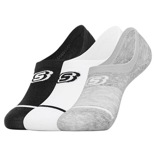 Skechers斯凯奇缤纷休闲系列2023年春新款男女隐形袜3双装运动袜