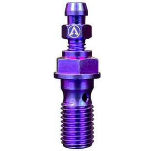 AEIF钛合金一体油管螺丝适用明浙 布雷博水鸟M50车力屋卡钳气嘴钉