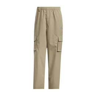 正品Adidas阿迪达斯男子新款防泼水休闲梭织工装裤直筒长裤JX1783