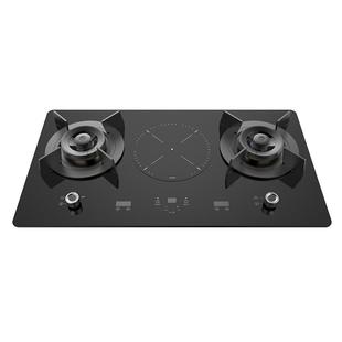 凯曼萨QD气电两用灶嵌入式三眼燃气灶电磁炉一体灶两气一电天然气