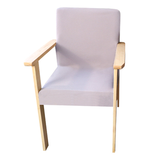 普金椅套简约书房茶桌实木加厚防滑拉链固定通用款扶手办公椅子套