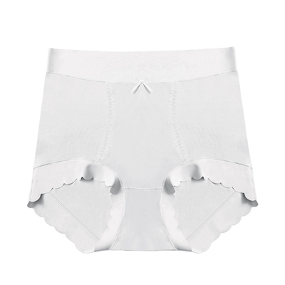 鹿人桑蚕丝底裆波浪边女士内裤