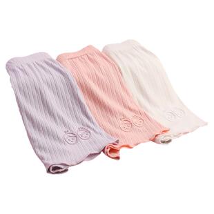 女童安全裤夏季薄款莫代尔儿童防走光纯全棉小女孩中大童平角内裤