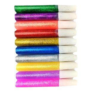 包邮金葱胶银葱胶闪光胶胶水笔纸艺diy珠光金粉笔给花上色10支装