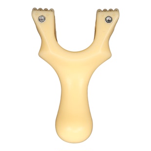 弹弓传统夹片压片快压树脂弹弓户外射击塑料弹射器8020