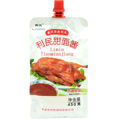 天津利民烤鸭酱炸酱甜面酱450g
