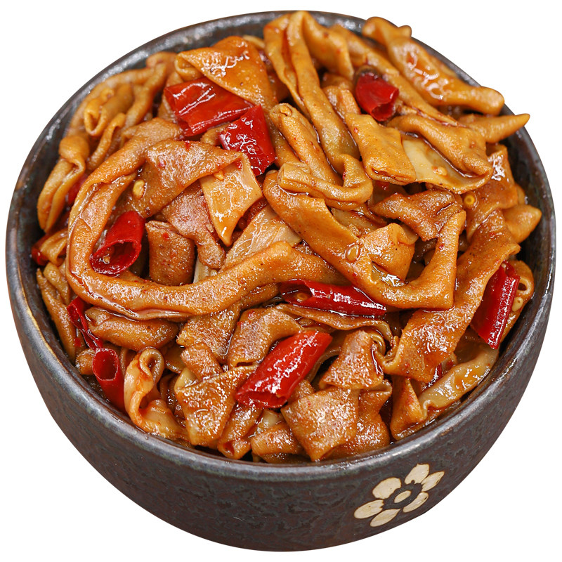 麻辣鸭肠,细腻脆爽,麻辣鲜香解馋