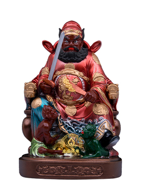 树脂地府阴神七爷八爷小佛像摆件