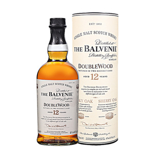 Balvenie百富12年双桶700ML 苏格兰单一麦芽苏格兰威士忌进口洋酒