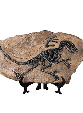 树脂恐龙化石摆件办公室家居摆件