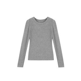 LEOHAPPY女童长袖t恤2025新款儿童打底衫秋绵羊毛中大童亲子上衣