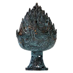 复刻博山炉仿古檀香香薰炉沉香盘香塔香炉家用室内茶道烧香摆件