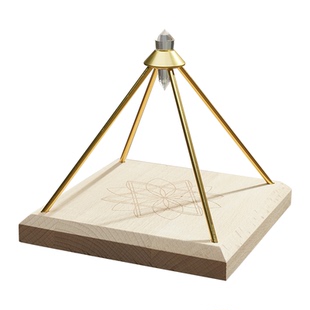 天然水晶沃格尔金字塔消磁净化水晶伊能静同款能量放大器套装摆件