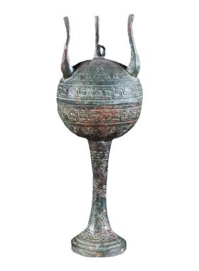 青铜豆纯铜复古开业摆件