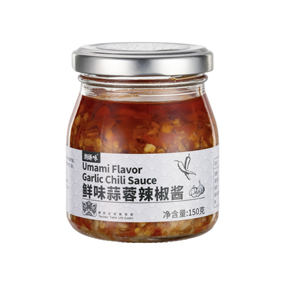潮臻味蒜蓉辣椒酱下饭菜拌面酱香