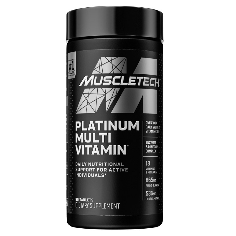 美国MuscleTech肌肉科技白金维生素 豹哥补剂健身增肌促进恢复
