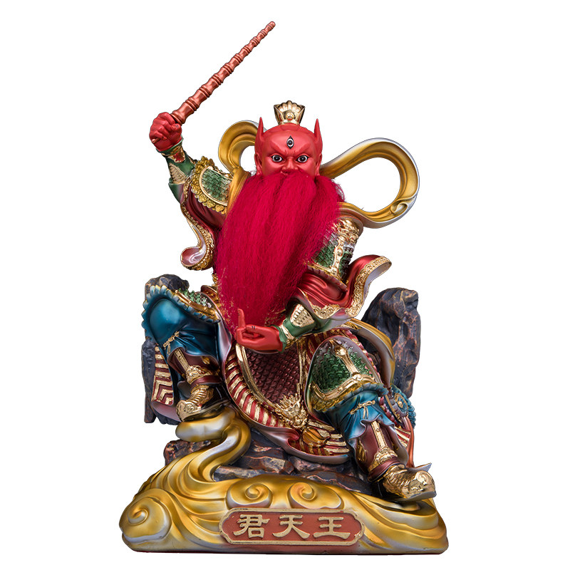王灵官神像树脂王天君火神护法菩萨都天大灵官像家用供奉中式摆件