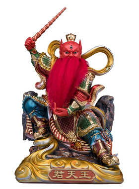 王灵官神像树脂王天君火神护法菩萨都天大灵官像家用供奉中式摆件