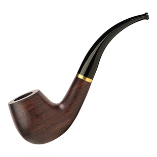 瑞拉克实木烟斗男士手工老式传统旱烟袋过滤烟袋锅烟丝专用