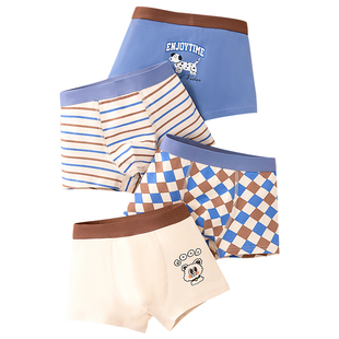 清仓特惠棉奇熊男童纯棉内裤男孩四角平角裤中大童A类女宝宝短裤