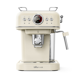 小熊意式咖啡机新款半自动萃取机家用小型咖啡壶高压萃取蒸汽奶泡