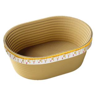 浴缸猫抓板耐抓耐磨不掉屑猫爪窝瓦楞纸猫窝一体猫咪加深猫抓盆