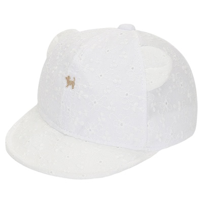 BLUEDOG小耳朵刺绣棉布帽