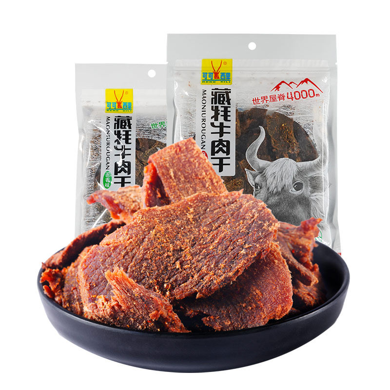 可可西里牦牛肉干青海特产500g