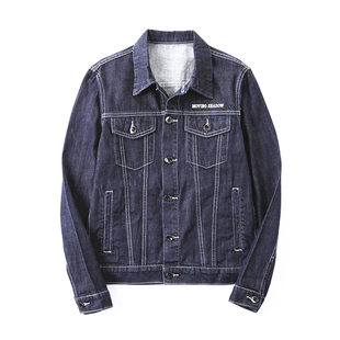 春装日系工装小码夹克 矮个子显高搭配修身短款牛仔外套潮