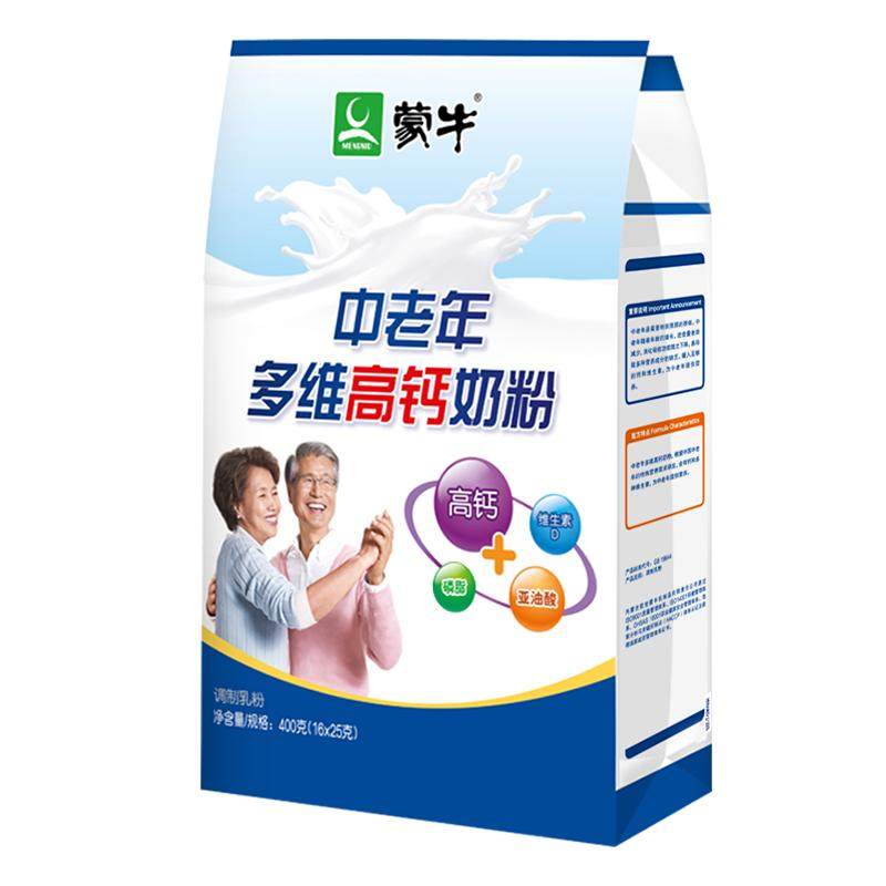 蒙牛中老年多维高钙奶粉400g中老年奶粉