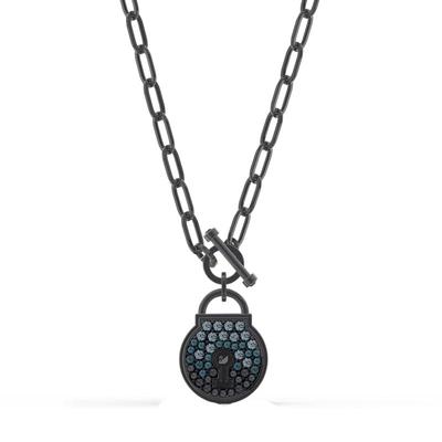 施华洛世奇情侣款锁型项链