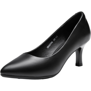 大东官方工作鞋细跟高跟鞋女2026新款春季职业女鞋不累脚通勤单鞋