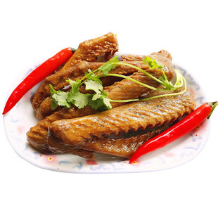 潮汕卤鹅翼500g 鲁记潮州卤水澄海狮头鹅大鹅翅鹅翅膀卤味方便菜