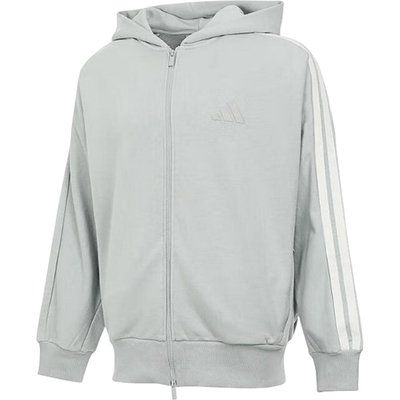 Adidas/阿迪达斯官方正品ST 3ST KN TT男士针织连帽外套JL6079