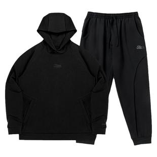 军哥篮球秋冬季新款运动卫衣套装男士长袖套头衫休闲跑步束脚长裤