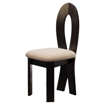 人鱼椅钥匙椅中古法式网红椅子