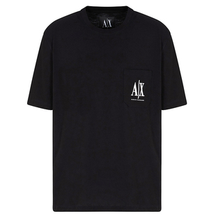 Armani/阿玛尼AX 男士时尚休闲圆领简约短袖T恤 XM000366 AF12308
