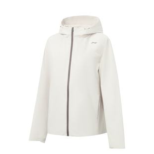 李宁外套女子2026新款连帽防风健身露营徒步跑步运动上衣春季风衣