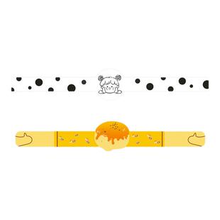 烘焙长条不干胶贴纸蛋糕标签贴条吸塑盒防水食品封口贴纸定制logo