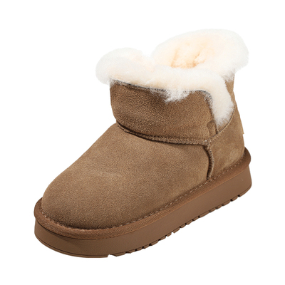 KIDSEDEN男女童冬季加绒雪地靴