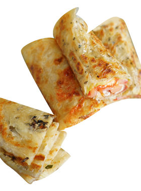 等一味太香了！黄油葱油饼手抓