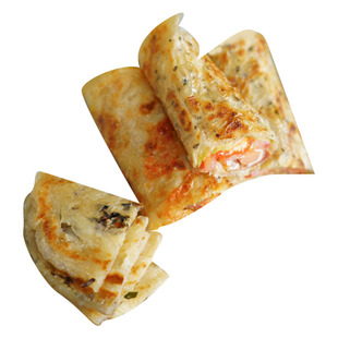 香酥脆 无馅黄油葱油饼梅菜干饼 手抓饼饼皮需煎制 等一味