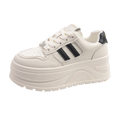 厚底增高ins潮小白鞋女