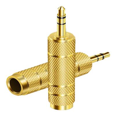 3.5转6.5mm转换器老话筒接电脑