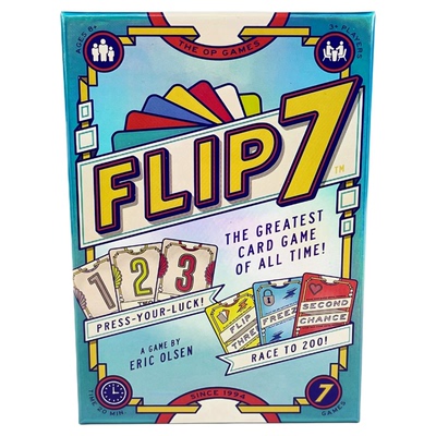 Flip7连翻英文桌游卡牌聚会游戏